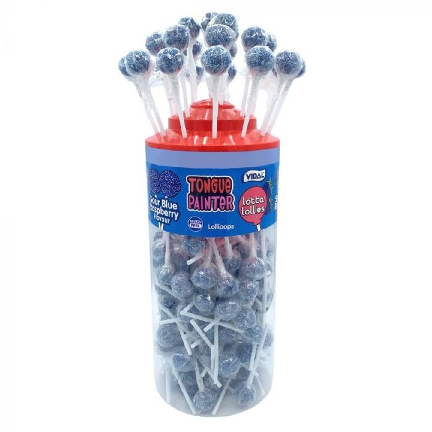 Vidal Sour Blue Tongue Painter Lollies - 150pcs