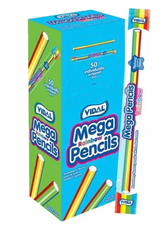 Vidal Mega Rainbow Pencils - 50pcs