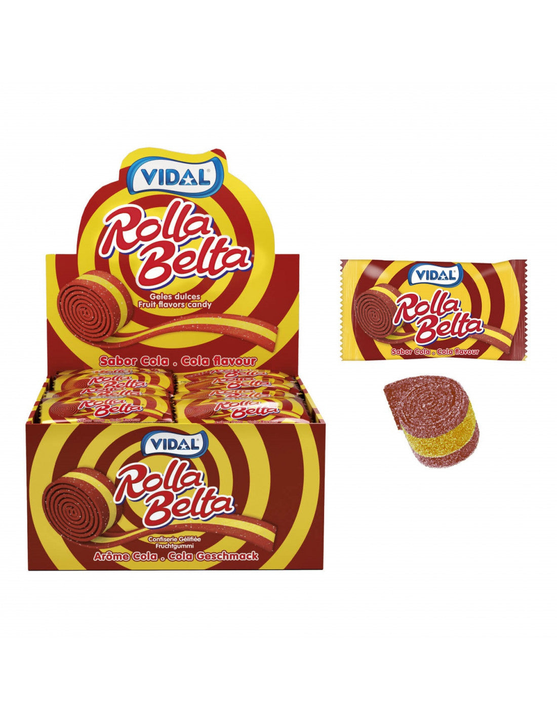 Vidal Cola Rolla Belta - 24pcs