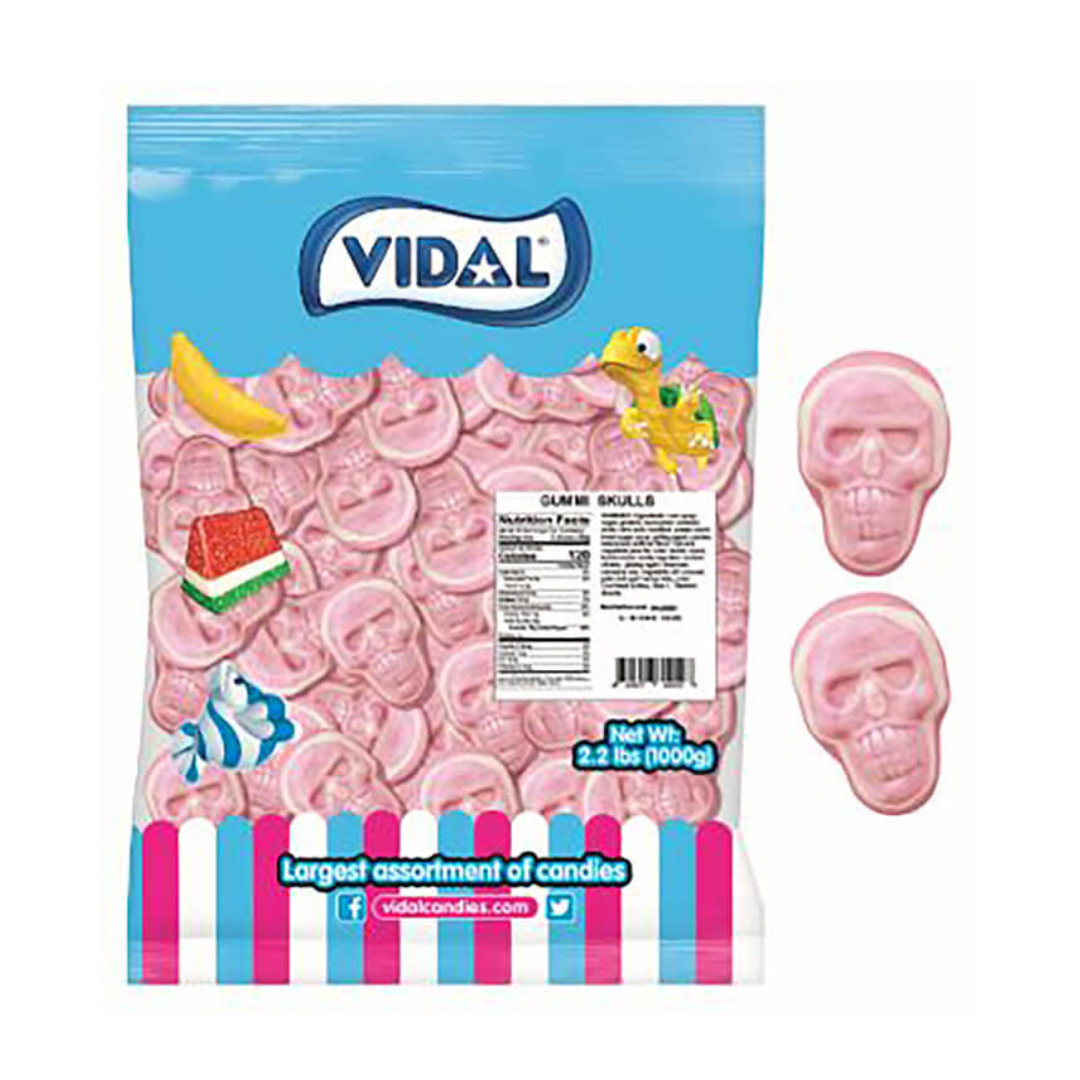 Vidal Jelly Filled Skulls - 1kg